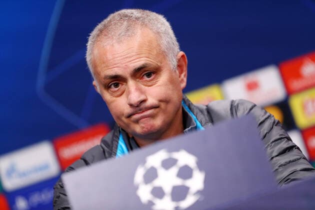Tottenham Hotspur PK Football Champions League Leipzig, 09 03 2020, Red Bull Arena, Mediaday, Champions League , Press conference on the day before the second leg of the round of sixteen return match RB Leipzig vs Tottenham Hotspur , pictured Jose Mourinho Tottenham Hotspur, Coach Manager ,