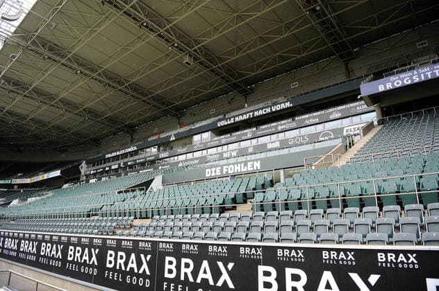 xnjx 10 03 2020 Moenchengladbach 1 Soccer Bundesliga Press conference Borussia Moenchengladbach before the game against 1 FC Koeln The Bundesliga game between Borussia Moenchengladbach and 1 FC Koeln will be played in front of empty seats due to the coronavirus crisis, to use or have used photographs taken in the stadium and or of the match in the form of sequence images and or video-like photo sequences DFL regulations prohibit any use of photographs as image sequences and or quasi video Moenchengladbach