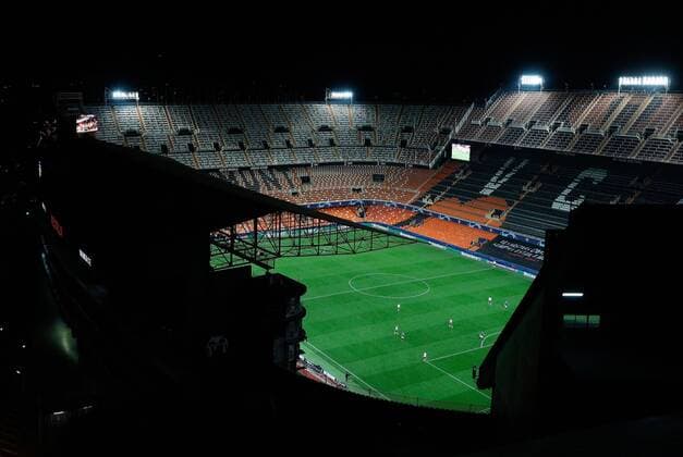 Sport Bilder des Tages Valencia CF s in action against Atalanta BC during a UEFA Champions League round of 16 second leg match at Estadio Mestalla in Valencia, Spain, 10 March 2020. The match takes place behind closed doors due to the coronavirus (COVID-19) outbreak. Valencia CF vs Atalanta BC !ACHTUNG: NUR REDAKTIONELLE NUTZUNG!  Copyright: xManuelxBruquex GRAFCVA2801 20200310-637194730713926580