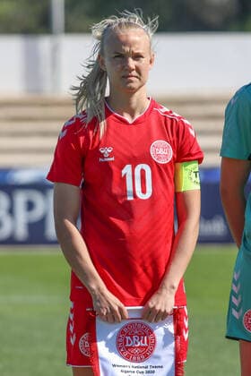 Pernille Harder Denmark , Football Womens Algarve Cup 2020 Sweden vs Denmark, Lagos, Estadio Municipal de Lagos, 07 03 2020, Lagos Estadio Municipal de Lagos Algarve Portugal