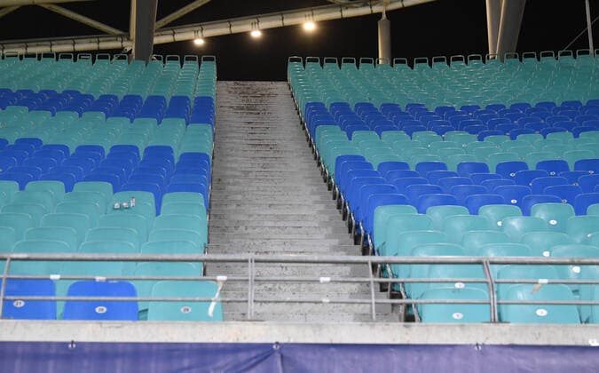 Football, men, season 2019 2020, Champions League Round of 16, second leg, RB Leipzig Tottenham Hotspur 3 0, empty ranks after the match, 10 03 2020, Copyright: xMatthiasxKochx