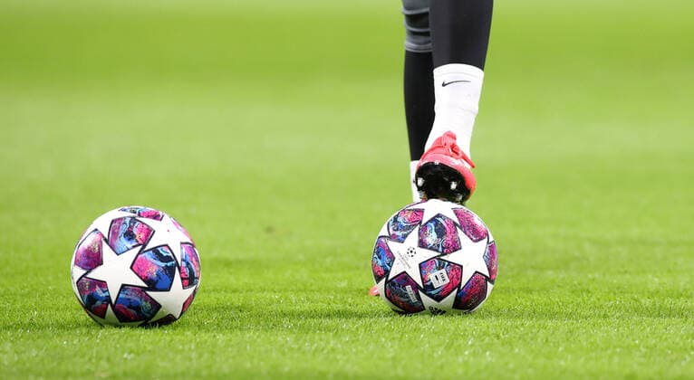 RB Leipzig Tottenham Football Champions League Leipzig, 10 03 2020, Red Bull Arena, Football, UEFA Champions League, Round of 16 return match , RB Leipzig vs. Tottenham Hotspur 3 0 2 0 , In the picture adidas Spielball Champions League , UEFA regulations prohibit any use of photographs as image sequences and or quasi video ,
