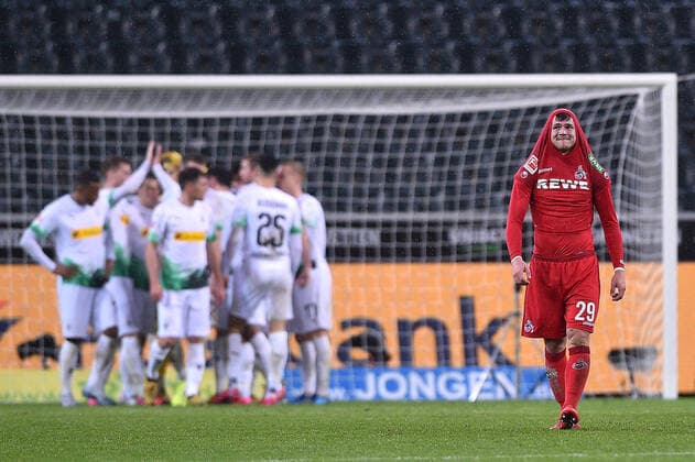Bilder des Jahres 2020, Sport 03 März Sport Themen der Woche KW11 Sport Bilder des Tages Fußball 1. Bundesliga 21. Spieltag Borussia Mönchengladbach - 1. FC Köln am 11.03.2020 im Borussia-Park in Mönchengladbach Jan Thielmann ( Köln ) enttäuscht, vorne DFL regulations prohibit any use of photographs as image sequences and or quasi-video. *** Football 1 Bundesliga 21 matchday Borussia Mönchengladbach 1 FC Köln on 11 03 2020 in Borussia Park in Mönchengladbach Jan Thielmann Köln disappointed, front DFL regulations prohibit any use of photographs as image sequences and or quasi video xHDx