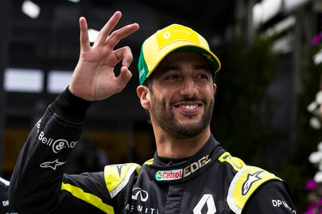 12th March 2020; Melbourne Grand Prix Circuit, Melbourne, Victoria, Australia; Formula One, Australian Grand Prix, Practice Day; Renault driver Daniel Ricciardo  ActionPlus12217063 StephenxBlackberry