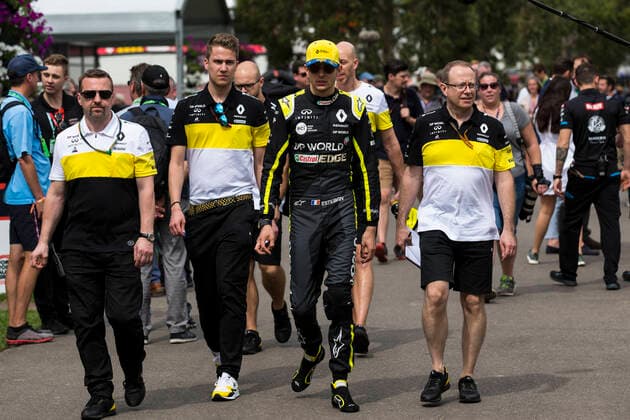 12th March 2020; Melbourne Grand Prix Circuit, Melbourne, Victoria, Australia; Formula One, Australian Grand Prix, Practice Day; Renault driver Esteban Ocon  ActionPlus12217064 StephenxBlackberry