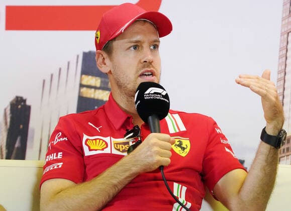 motor racing, Motorsport F1 GRAND PRIX, Sebastian Vettel of Ferrari during a press conference, PK, Pressekonferenz ahead of the Formula 1 Australian Grand Prix 2020 at the the Albert Park Circuit in Melbourne, Thursday, March 12, 2020. ( NO ARCHIVING, EDITORIAL USE ONLY, NO USE IN BOOKS WITHOUT CONSENT MELBOURNE VIC AUSTRALIA  Copyright: xMICHAELxDODGEx 20200312001456131644