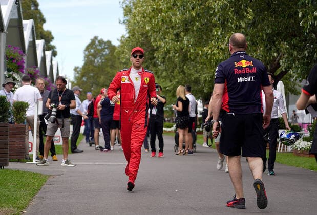 FORMULA 1 ROLEX AUSTRALIAN GRAND PRIX 2020 12 03 2020, Albert Park, Melbourne, FORMULA 1 ROLEX AUSTRALIAN GRAND PRIX 2020 , in the picture Sebastian Vettel GER 5 , Scuderia Ferrari Mission Winnow nordphotoxBratic nph00250