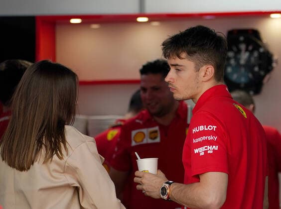 FORMULA 1 ROLEX AUSTRALIAN GRAND PRIX 2020 12 03 2020, Albert Park, Melbourne, FORMULA 1 ROLEX AUSTRALIAN GRAND PRIX 2020 , in the picture Charles Leclerc MCO 16 , Scuderia Ferrari Mission Winnow with new girlfriend Charlotte SinÃ nordphotoxBratic nph00250