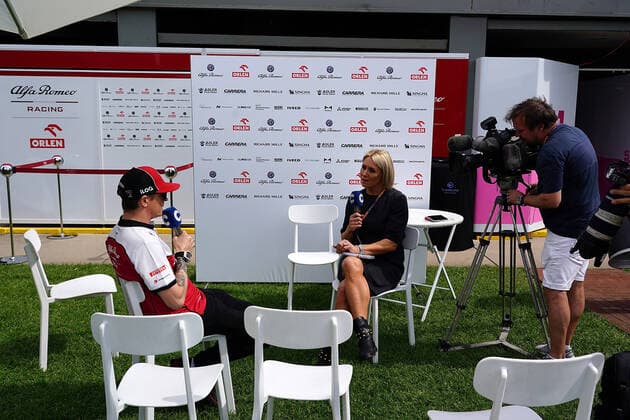 FORMULA 1 ROLEX AUSTRALIAN GRAND PRIX 2020 12 03 2020, Albert Park, Melbourne, FORMULA 1 ROLEX AUSTRALIAN GRAND PRIX 2020 , in the picture Kimi Raikkonen FIN 7 , Alfa Romeo Racing answers the journalists questions nordphotoxBratic nph00250