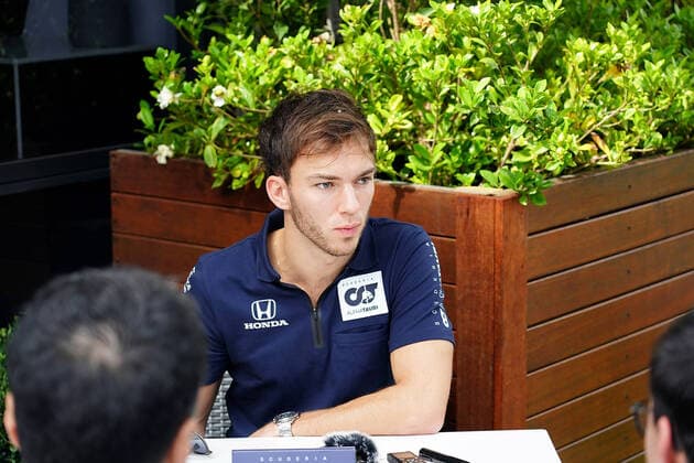 FORMULA 1 ROLEX AUSTRALIAN GRAND PRIX 2020 12 03 2020, Albert Park, Melbourne, FORMULA 1 ROLEX AUSTRALIAN GRAND PRIX 2020 , in the picture Pierre Gasly FRA 10 , AlphaTauri answers the journalists questions nordphotoxBratic nph00250