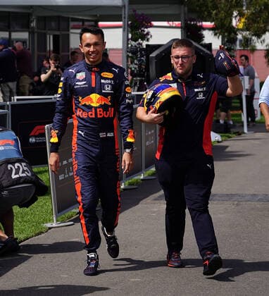 FORMULA 1 ROLEX AUSTRALIAN GRAND PRIX 2020 12 03 2020, Albert Park, Melbourne, FORMULA 1 ROLEX AUSTRALIAN GRAND PRIX 2020 , in the picture Alexander Albon GBR 23 , Aston Martin Red Bull Racing nordphotoxBratic nph00250