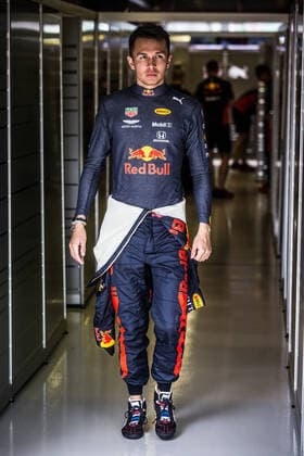 March 12, 2020: Melbourne, Australia - March 12 2020: Alexander Albon of Aston Martin Red Bull Racing walks the Paddock before the 2020 Formula 1 Australian Grand Prix - ZUMAp121 20200312_zsp_p121_047 Copyright: xChrisxPutnamx