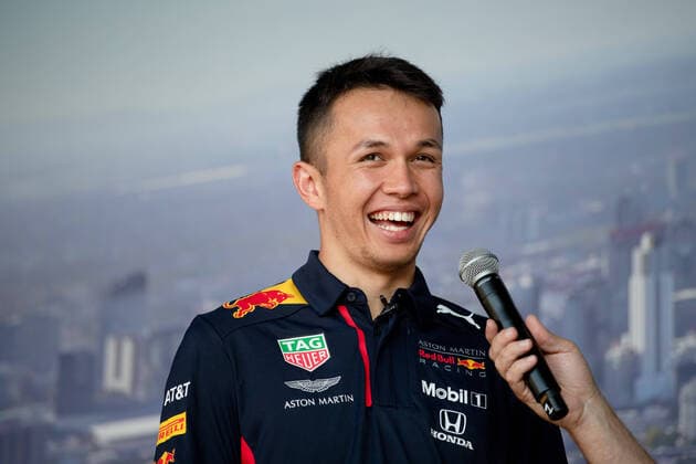 Alexander Albon Aston Martin Red Bull Racing at Fantalk, Formula 1, Australian Grand Prix, Albert Park Circuit Melbourne, Media Day, 12 03 2020 Formula 1, Australian Grand Prix, Albert Park Circuit Melbourne, 11 03 2020 Melbourne Copyright: xMemmlerx Eibner-Pressefotox EP_mmr