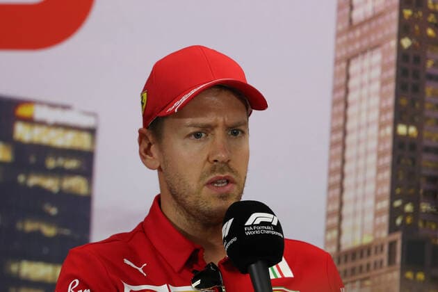 12th March 2020; Melbourne Grand Prix Circuit, Melbourne, Victoria, Australia; Formula One, Australian Grand Prix, Arrivals Day; Scuderia Ferrari, Sebastian Vettel  ActionPlus12217172 Octane