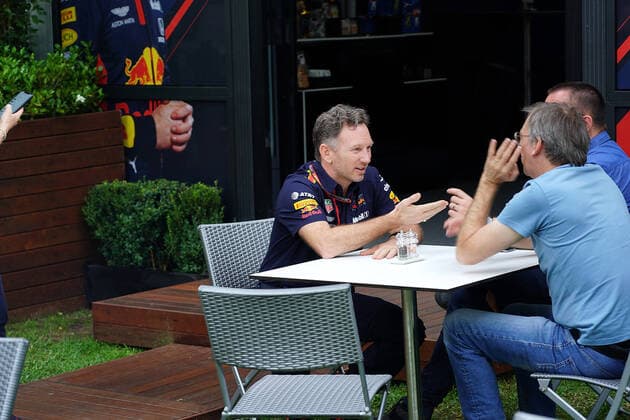 Melbourne, Australia, 13 03 2020, Formula 1, Formula 1, Australian Grand Prix, The race in Melbourne has been cancelled due to the spread of the coronavirus COVID 19 , Christian Horner Red Bull Racing Melbourne Albert Park Victoria Australia eu images 09 506 049593  eu-images-506