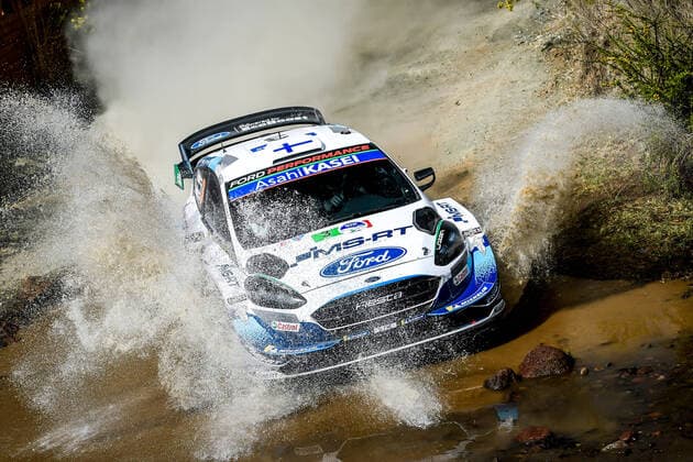 Teemu Suninen (FIN) - Jarmo Lehtinen (FIN) - Ford Fiesta WRC, Motorsport Rallye, WM - Car3 MOTORSPORT : Rallye du Mexique - WRC - 13 03 2020 SPresse Panoramic 