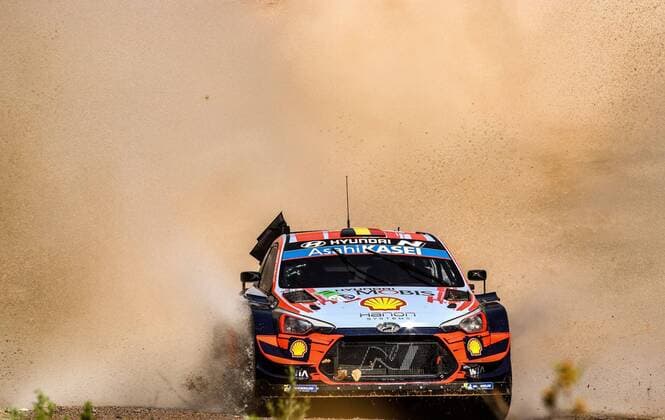 The Belgian, Thierry Neuville, drives his Hyunday today, Friday, during the second day of activities of the Rally de Guanajuato 2020, held in the city of Leon, Mexico. Rally Guanajuato Mexico 2020 !ACHTUNG: NUR REDAKTIONELLE NUTZUNG!  Copyright: xLuisxRamírezx MEX7519 20200313-637197361629783694