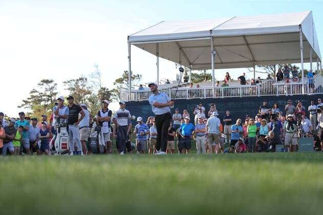 March 12, 2020, Ponte Vedra Beach, FL, USA: PONTE VEDRA BEACH, FL - MARCH 12: Jon Rahm of Spain tees off on the 16th hole during THE PLAYERS Championship on March 12, 2020 at TPC Sawgrass - Stadium Course in Ponte Vedra Beach, Fl. ( Icon Sportswire) Ponte Vedra Beach USA - ZUMAi88_ 20200312_zaf_i88_043 Copyright: xDavidxRosenblumx