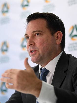 FFA CORONAVIRUS PRESSER, FFA CEO James Johnson speaks to the media in Sydney, Monday, March 16, 2020. ( NO ARCHIVING, EDITORIAL USE ONLY, NO USE IN BOOKS WITHOUT CONSENT SYDNEY NSW AUSTRALIA  Copyright: xJOELxCARRETTx 98021941st