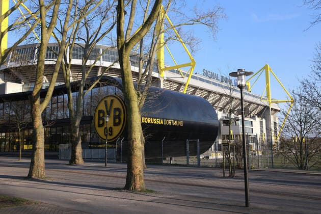 18 03 2020 Dortmund, The Signal Iduna Park remains closed for this Bundesliga season BVB has also fallen victim to the corona crisis