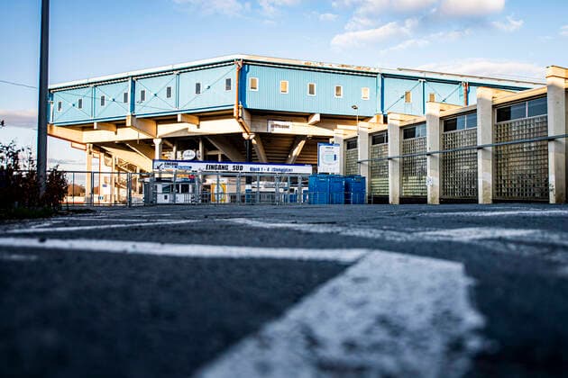 Football 2 Bundesliga, season 2019 2020 Exterior view of the Schüco Arena of DSC Arminia Bielefeld Copyright: xInderlied Kirchner-Mediax