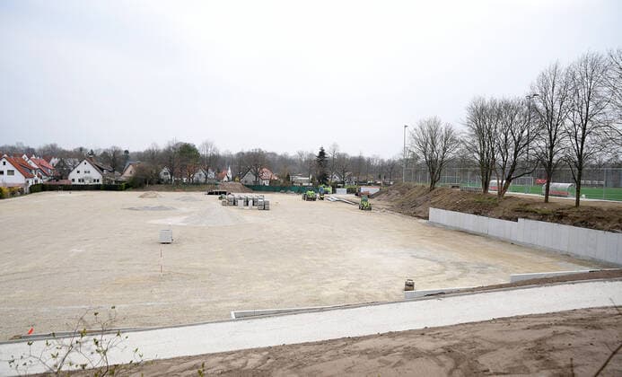 29 03 2020, xemx, News, emwirt, v l Nachwuchs Leistungszentrum FC Augsburg Construction of a new facility Augsburg