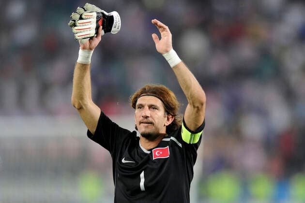 Turkish record player RUESTUE after infection with Coronavirus in hospital Archivfoto Recber RUESTUE Goalkeeper TUR ,Jubilee,Joy,Enthusiasm Euro2008,Quarterfinal Croatia CRO Turkey TUR on 20 06 2008 in Vienna Football EM 2008 in Switzerland Austria from 07 06 29 06 2008