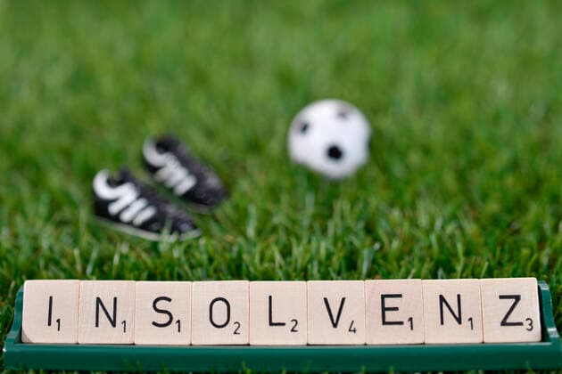 symbolic picture, insolvency in football because of corona, coronavirus, sars CoV 2, Covid 19, Germany Coronavirus