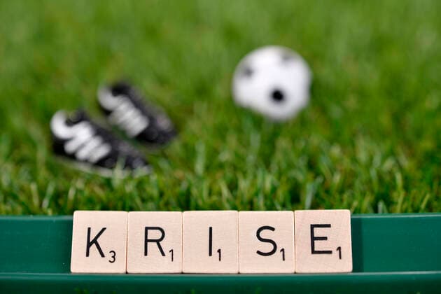 Symbol image, crisis in football because of corona, coronavirus, sars CoV 2, Covid 19, Germany Coronavirus