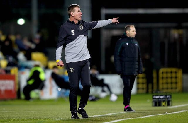 FAI Announce Stephen Kenny As Republic Of Ireland Senior Manager With Immediate Effect 4 4 2020 UEFA Under 21 European Championship, EM, Europameisterschaft Qualifier, Tallaght Stadium, Dublin 19 11 2019 Republic of Ireland vs Sweden Ireland manager Stephen Kenny Stephen Kenny 4 4 2020  Copyright: x INPHO RyanxByrnex inpho_01640438
