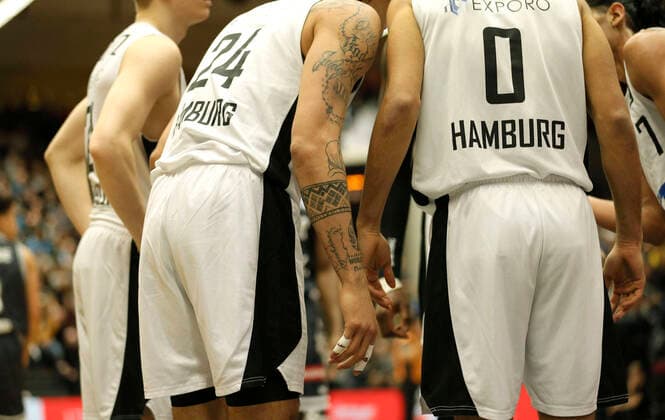 Towers Basketball Men BBL on Sat 25 01 2020 Hamburg Towers s Oliver Würzburg 83 86