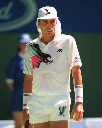 910119 Tennis, Australian Open Ivan Lendl of The Czech Republic during a match in the Australian Open on January 19, 1991 in Melbourne, Australia BILDBYRAN,  Copyright: BILDBYRAN BB910119AF001