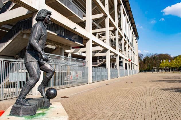 Football 1 Bundesliga, Season 2019 2020 Exterior view of the RheinEnergieStadion of 1 FC Köln Empty entrances and ticket office, Copyright: xChristopherxNeundorfx xKirchner-Mediax