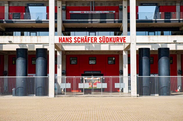 Football 1 Bundesliga, Season 2019 2020 Exterior view of the RheinEnergieStadion of 1 FC Köln Empty entrances and ticket office, Copyright: xChristopherxNeundorfx xKirchner-Mediax