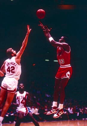 Basketball Michael Jordan Michael Jordan competing for the NBA, Basketball Herren, USA Chicago Bulls USA Copyright: xPaulxJ..xSutton DUOMO PCNx BK0801 106054