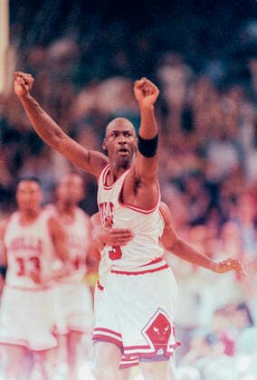 Basketball Michael Jordan Michael Jordan competing for the NBA, Basketball Herren, USA Chicago Bulls USA Copyright: xDUOMO PCNx BK0803 108499
