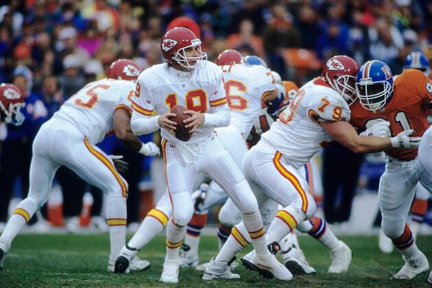 Football Joe Montana Kansas City Chiefs quarterback in actrion. Copyright: xDUOMO PCNx FO0803 089805