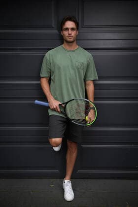 Tennis, Chris O Connell Fotoshooting TENNIS CHRIS OCONNELL TRAINING COVID-19, Australian tennis player Chris O Connell poses for a photograph at his home in Bayview, Sydney, Thursday, April 9, 2020. ( NO ARCHIVING, EDITORIAL USE ONLY, NO USE IN BOOKS WITHOUT CONSENT SYDNEY NSW AUSTRALIA  Copyright: xDANxHIMBRECHTSx 20200409001462772846