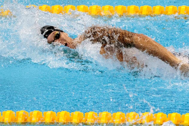 OLYMPICS RIO 2016 Rio de Janeiro, Brazil. 9 August 2016. Caeleb Dressel (USA) competing in the Men s 100m Freestyle semi final at the 2016 Olympic Summer Games. Paul J. Sutton PCN Photography. Rio de Janeiro Olympic Aquatic Stadium Brazil Copyright: xPaulxJxSutton PCNx OL1617SW09-21