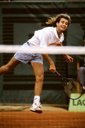 Tennis Andre Agassi (USA) at the 1988 French Open Paris France Copyright: xPaulxJxSutton DUOMO PCNx TN0301 406466
