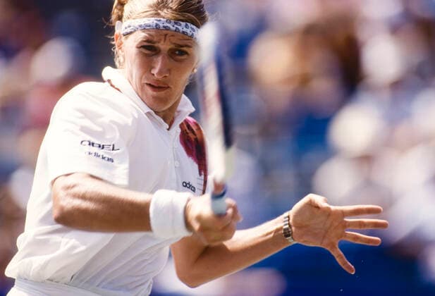Tennis Steffi Graf Steffi Graf (GER) competing at the 1995 US Open. New York NY USA Copyright: xPaulxJ..xSutton DUOMO PCNx TN0301106094