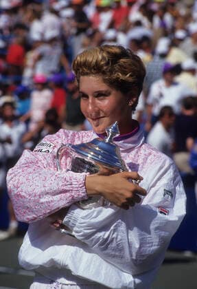 Tennis Monica Seles (USA) at the 1991 US Open Tennis Championships New York Flushing Meadows NY USA Copyright: xPaulxJ.xSutton DUOMO PCNx TN0302 061850