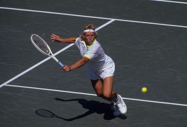 Martina Navratilova stellt mit 157. Turniersieg Weltrekord auf, 30. Jahrestag am 10. November Tennis Martina Navratilova at the 1991 US Open Tennis New York Flushing Meadows NY USA Copyright: xStevenxE.xSutton DUOMO PCNx TN0302 062043