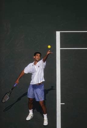 Tennis Pete Sampras at the 1995 US Open Tennis Queens Flushing Meadows NY USA Copyright: xStevenxE.xSutton DUOMO PCNx TN0302 106057