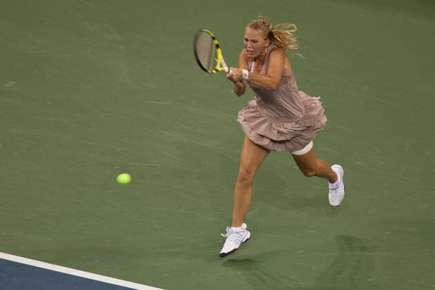 Tennis Caroline Wozniacki (DEN) competing in the Women s Singles Final at the 2009 US Open Tennis Queens Flushing Meadows New York USA Copyright: xPaulxJ..xSutton PCNx TN1317-107299