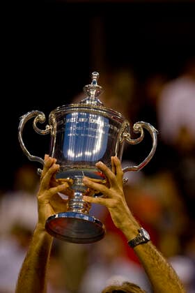 Tennis Roger Federer (SWI) after his victory in the Men s Finals at the 2008 US Open Tennis Queens National Tennis Center New York USA Copyright: xPaulxJxSuuton PCNx TN1417-109617