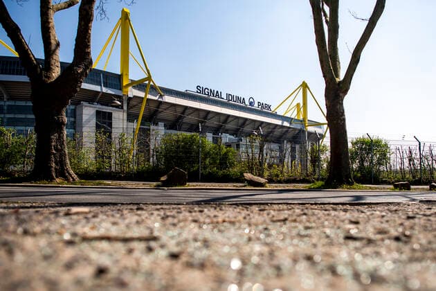 Football 1 Bundesliga, Season 2019 2020 Exterior view of the Signal Iduna Park of Borussia Dortmund Copyright: xInderlied Kirchner-Mediax