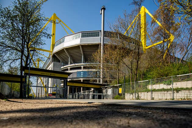 Football 1 Bundesliga, Season 2019 2020 Exterior view of the Signal Iduna Park of Borussia Dortmund Copyright: xInderlied Kirchner-Mediax