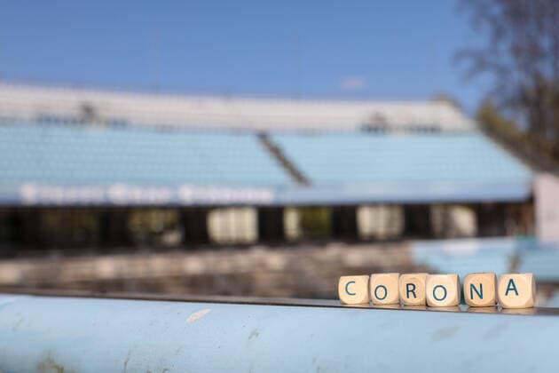 Corona bett1 open at the Steffi Graf Stadium in Corona mode, LTTC Rot Weiß, Berlin, 17 04 2020,