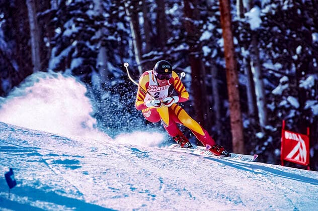 Skiing Zurbiggen Pirmin Zurbriggen of Switzerland competing at the 1989 FIS Alpine World Ski Championships Vail Colorado United States Copyright: xPaulxJxSutton DUOMO PCNx Sk0101_015849